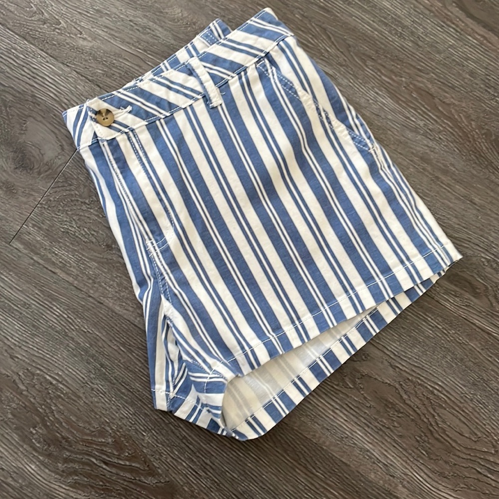 a new approach (a.n.a.) size 12 blue striped shorts.